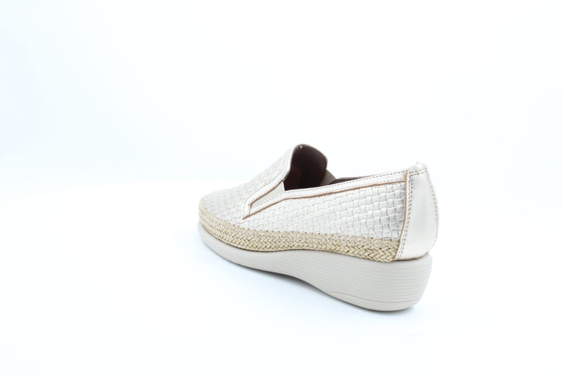 Women's Gold Dory Slip-Ons