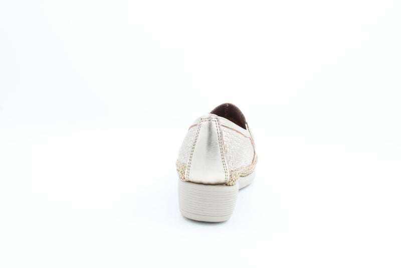 Women's Gold Dory Slip-Ons
