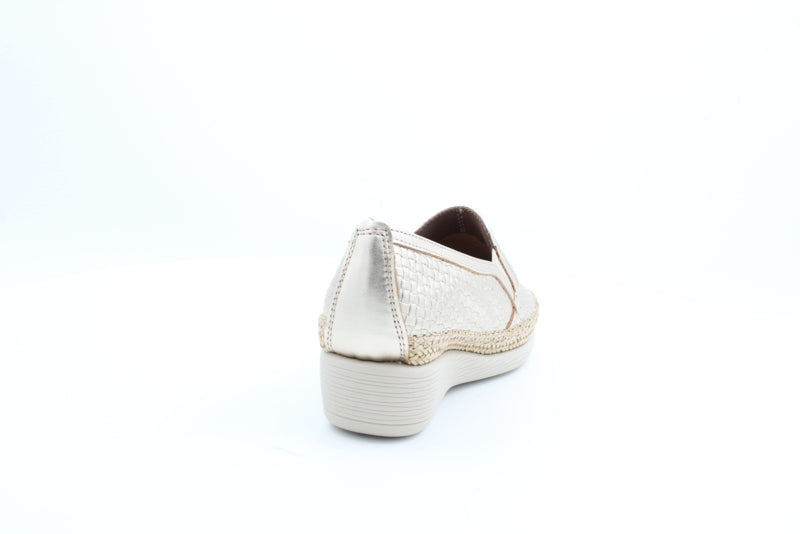 Women's Gold Dory Slip-Ons