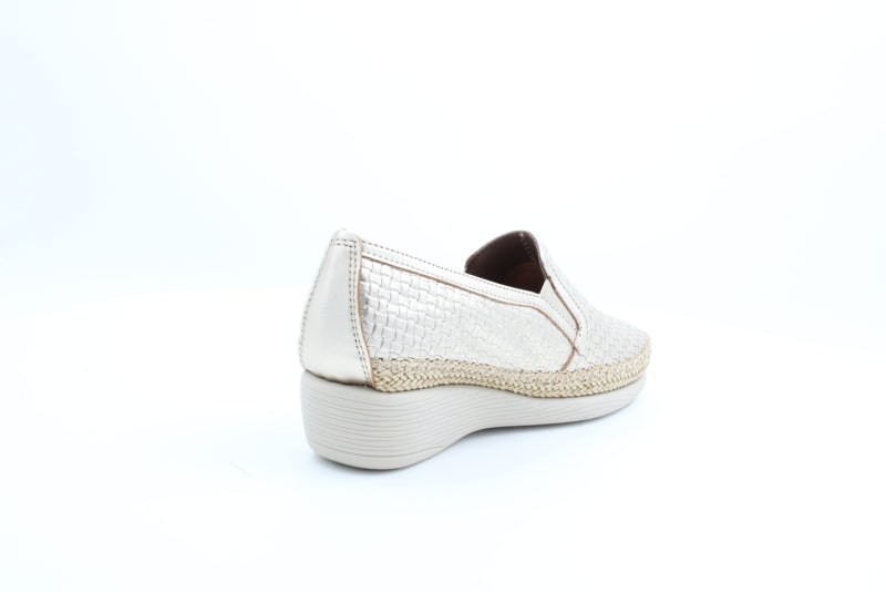 Women's Gold Dory Slip-Ons