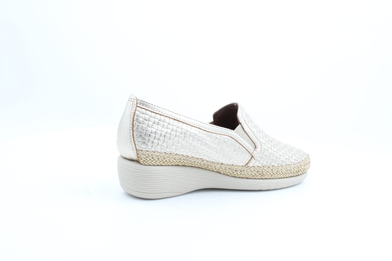 Women's Gold Dory Slip-Ons