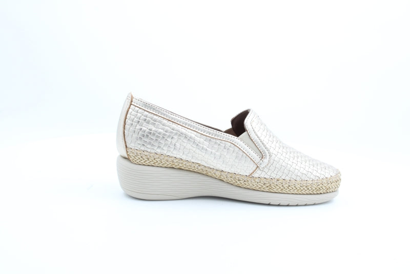 Women's Gold Dory Slip-Ons
