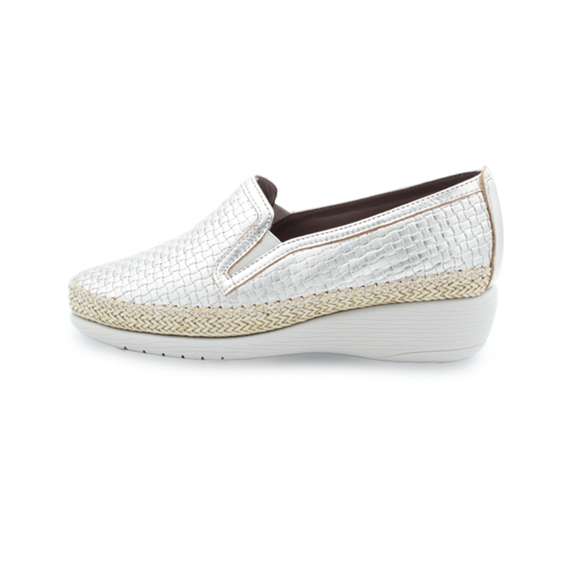 Women's Silver Dory Slip-Ons