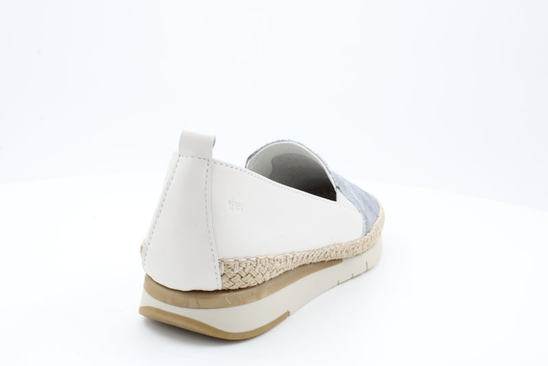 Women's Silver Fusion Rope Slip-Ons