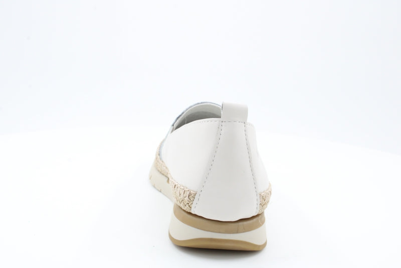 Women's Silver Fusion Rope Slip-Ons
