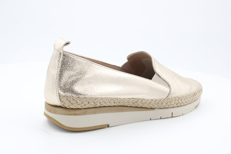 Women's Gold Fusion Rope Slip-Ons