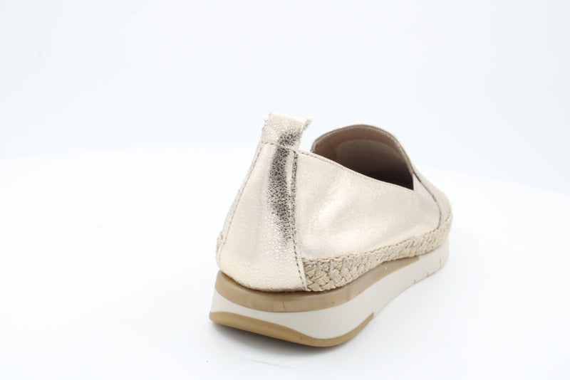 Women's Gold Fusion Rope Slip-Ons
