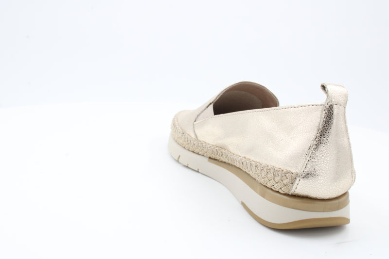 Women's Gold Fusion Rope Slip-Ons