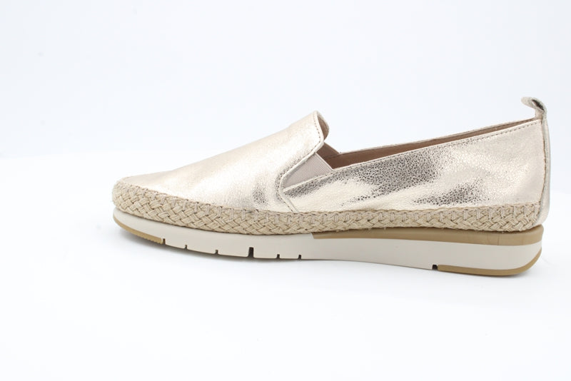 Women's Gold Fusion Rope Slip-Ons