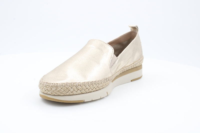 Women's Gold Fusion Rope Slip-Ons