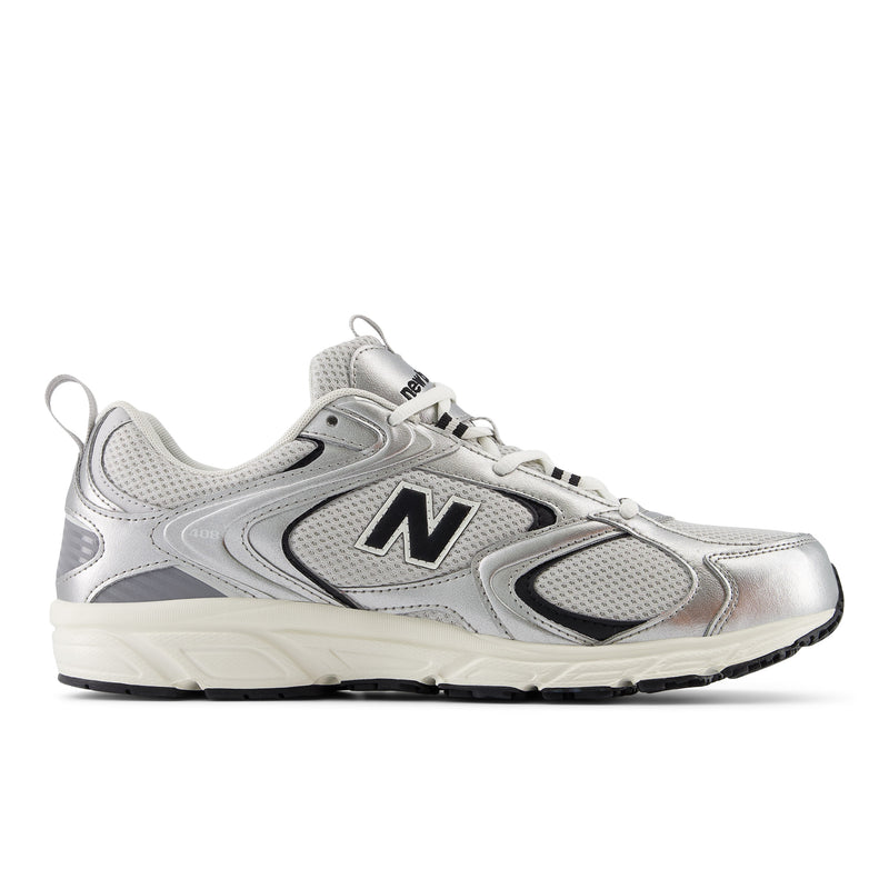 Unisex Silver 408 Sneakers