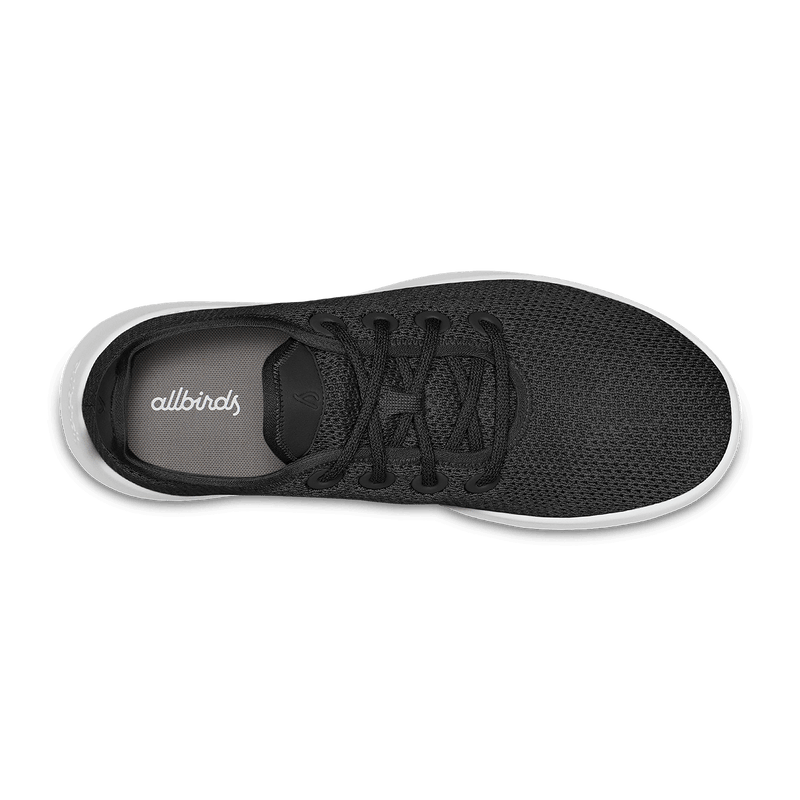 Mens Tree Runner - Jet Black (White Sole)