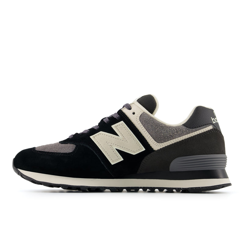 Unisex Black 574 Sneakers