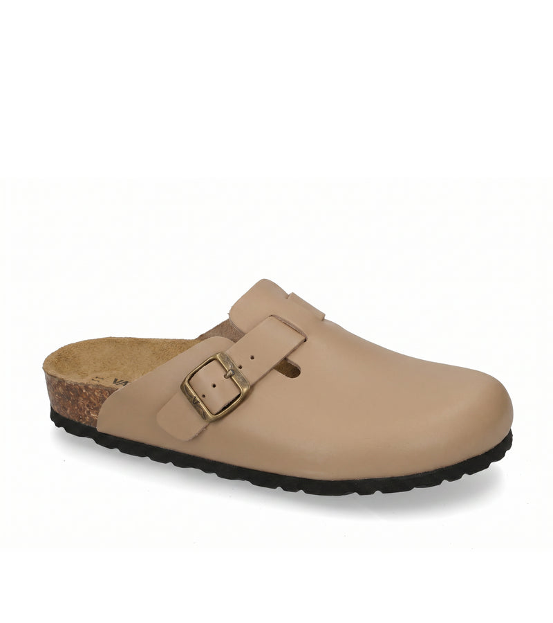 Women's Beige Vitello Softsystem Mules