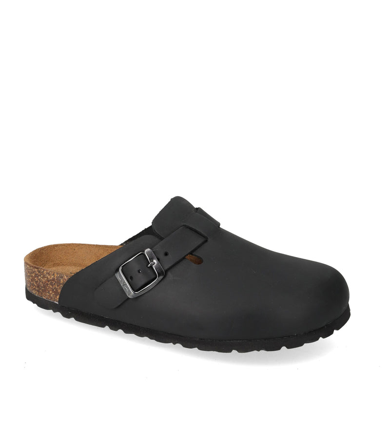 Men's Black Ingrassato Softsystem Mules