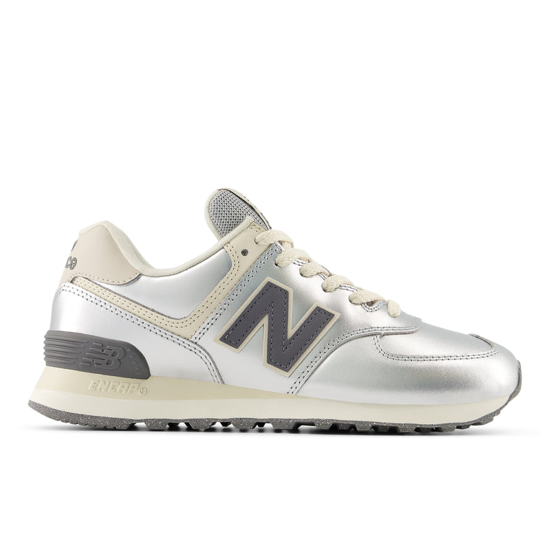 Women's Silver 574 Sneakers
