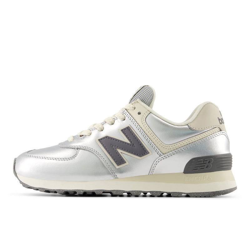 Women's Silver 574 Sneakers