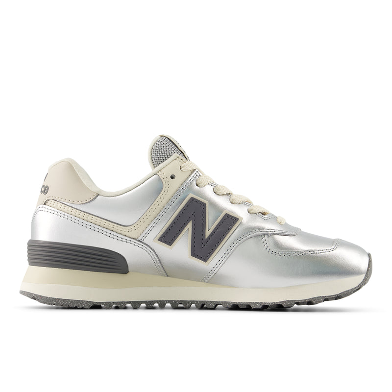 Women's Silver 574 Sneakers
