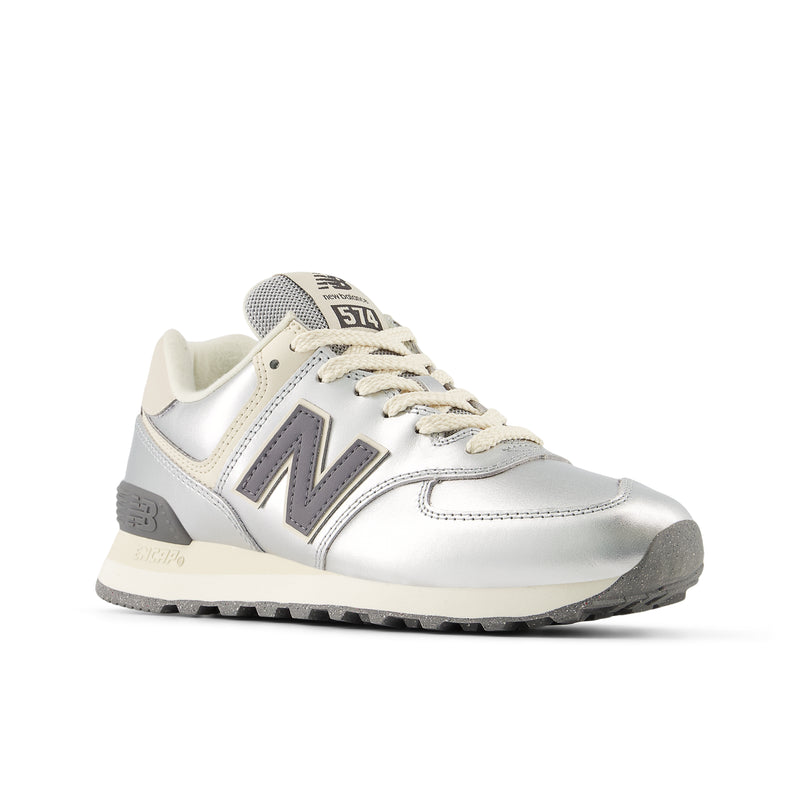 Women's Silver 574 Sneakers