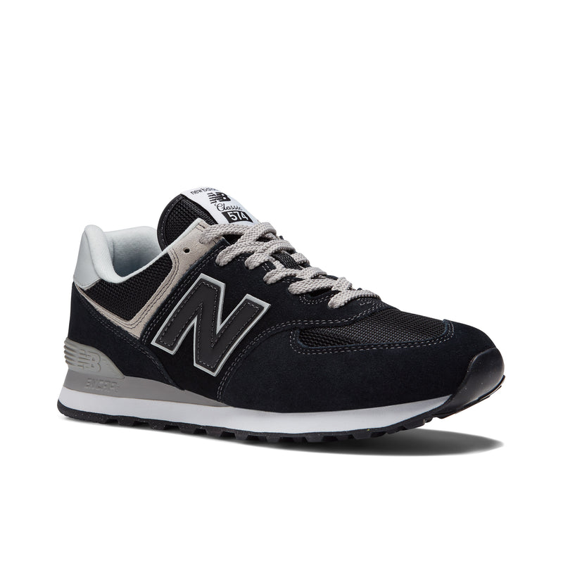 Men's Black 574 Sneakers