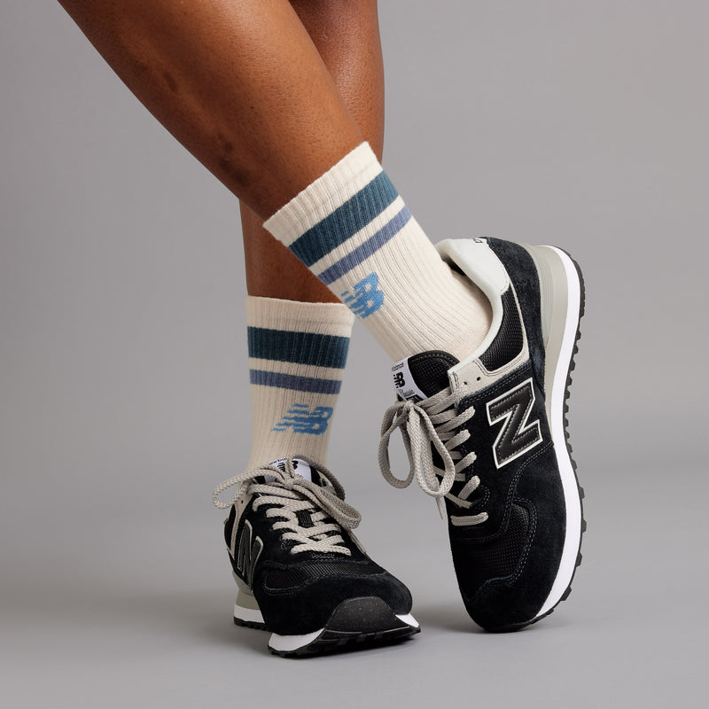 Men's Black 574 Sneakers