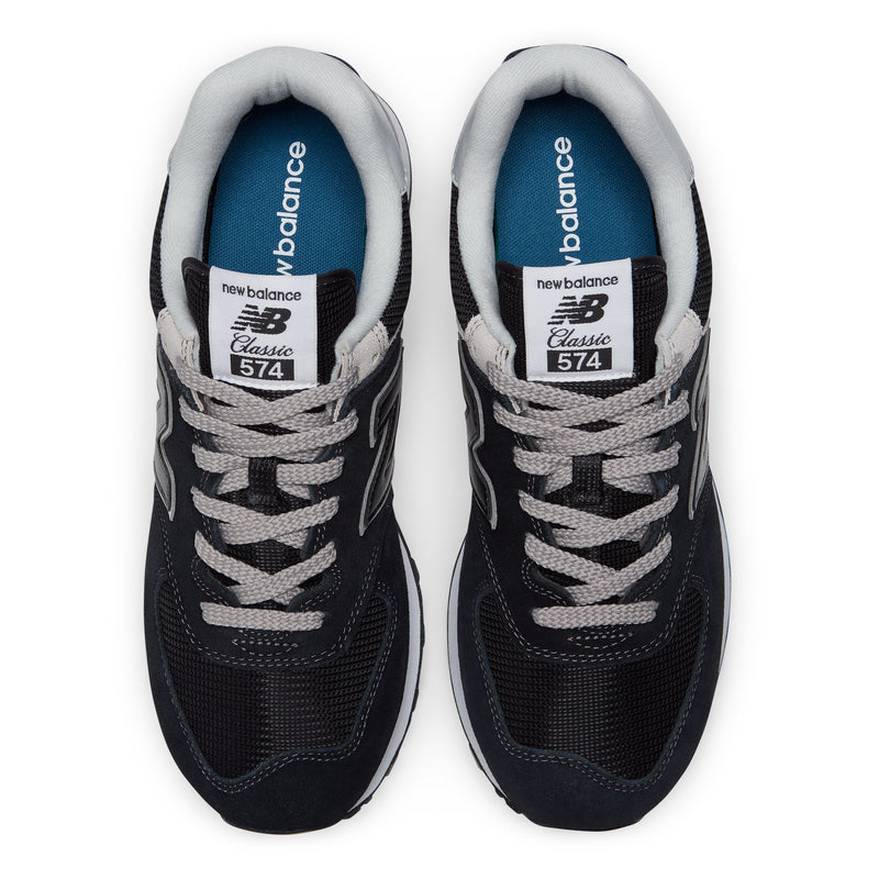 Men's Black 574 Sneakers