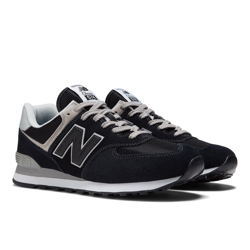 Men's Black 574 Sneakers