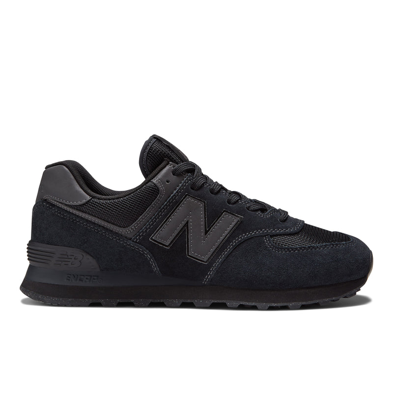 Unisex Black 574 Sneakers