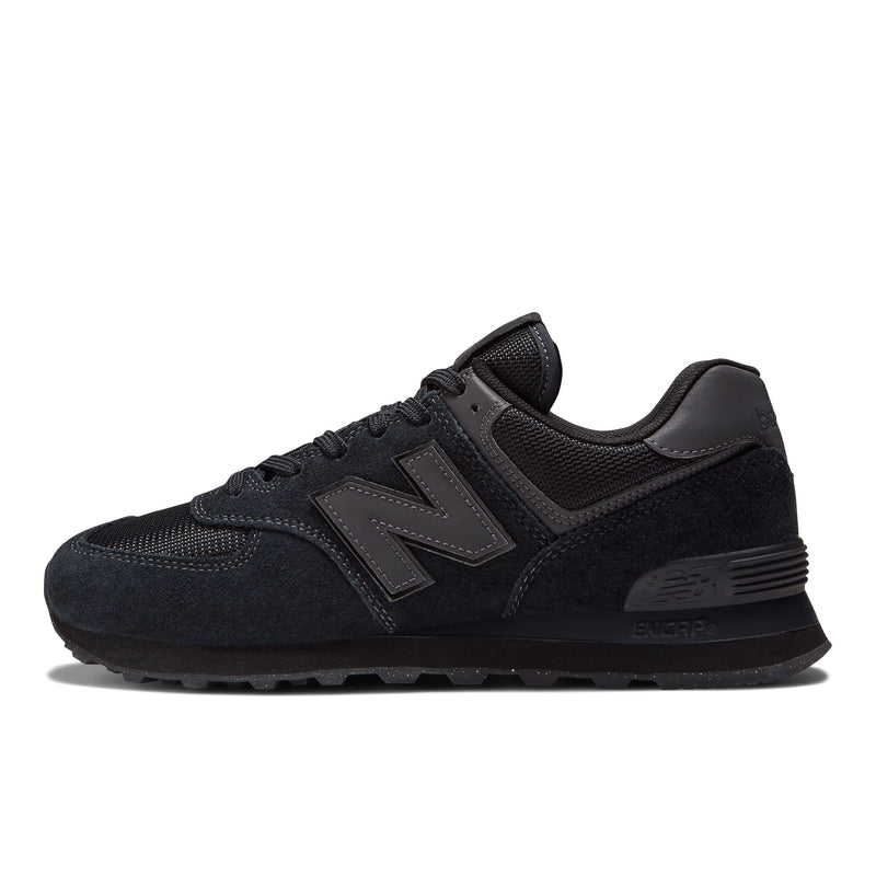 Unisex Black 574 Sneakers