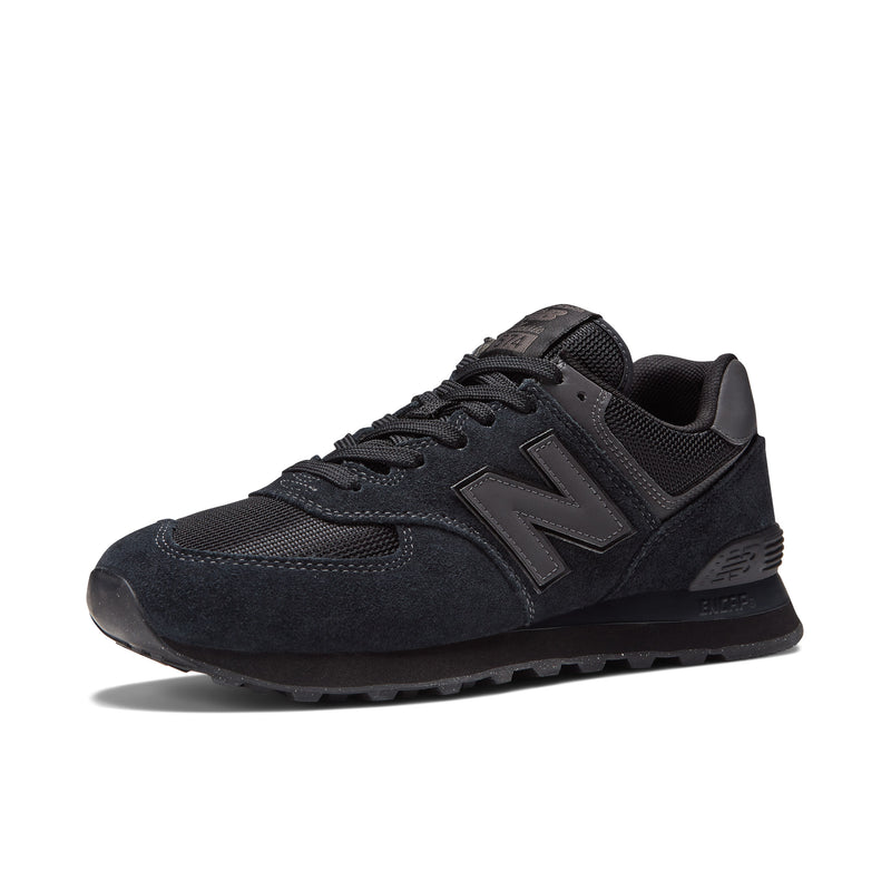 Unisex Black 574 Sneakers