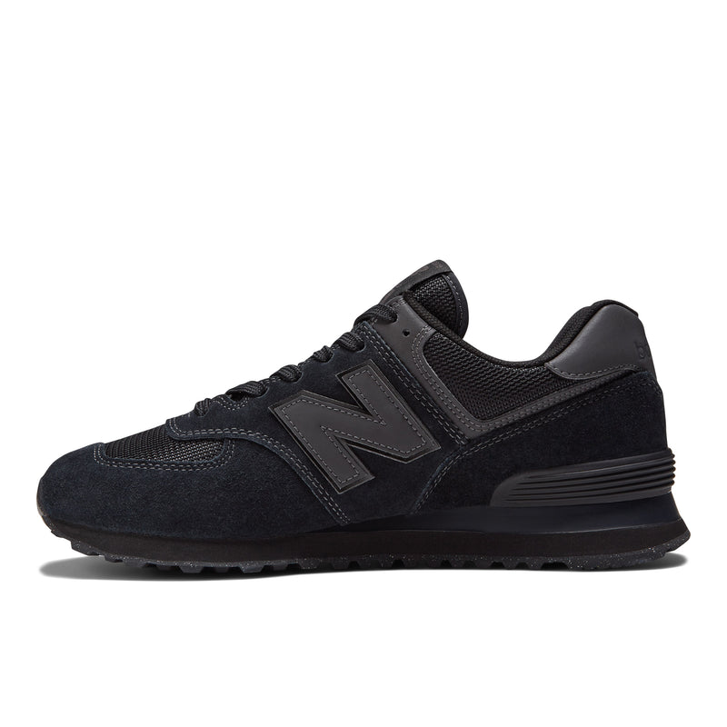 Unisex Black 574 Sneakers
