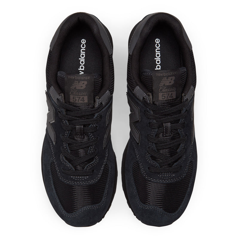 Unisex Black 574 Sneakers