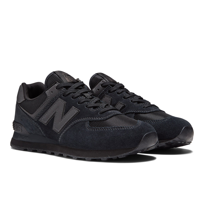 Unisex Black 574 Sneakers