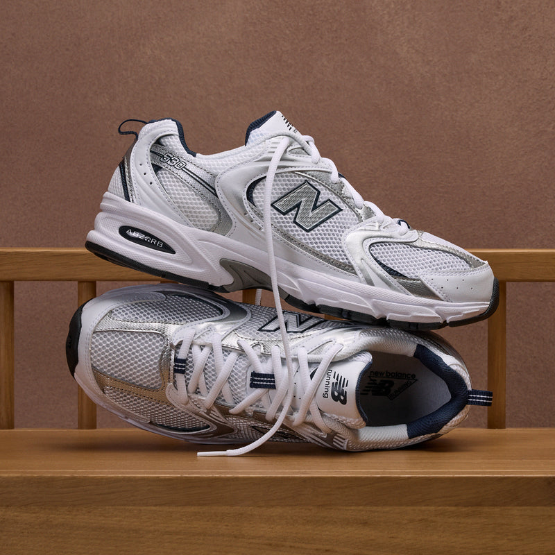 Unisex White 530 Sneakers
