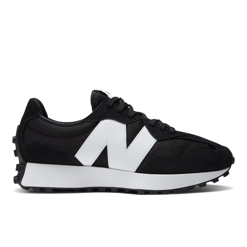 Men's Black 327 Sneakers