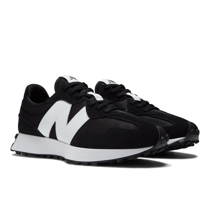 Men's Black 327 Sneakers