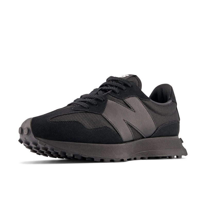 Men's Black 327 Sneakers