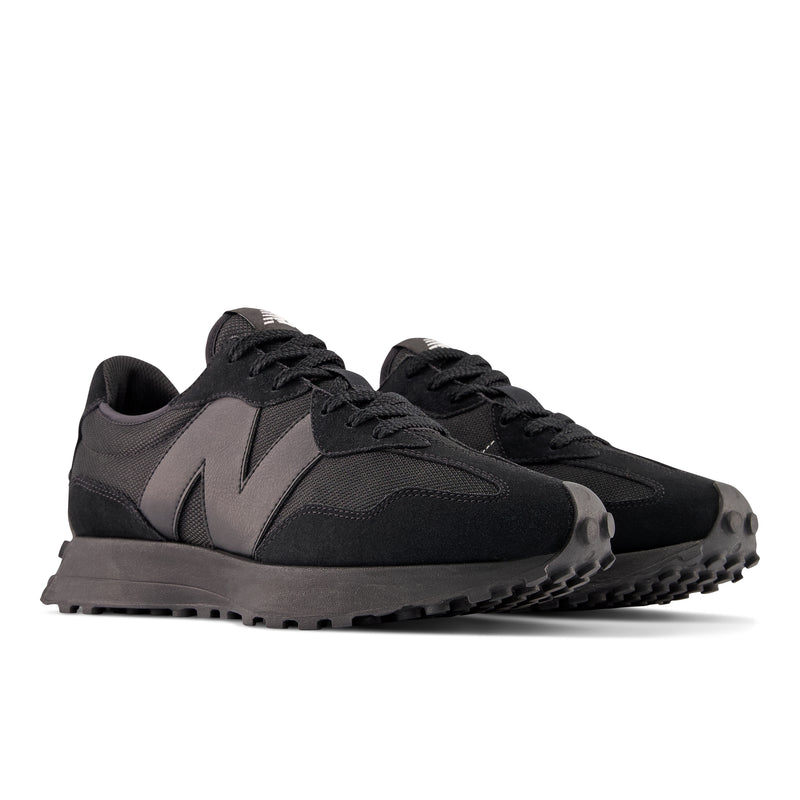 Men's Black 327 Sneakers