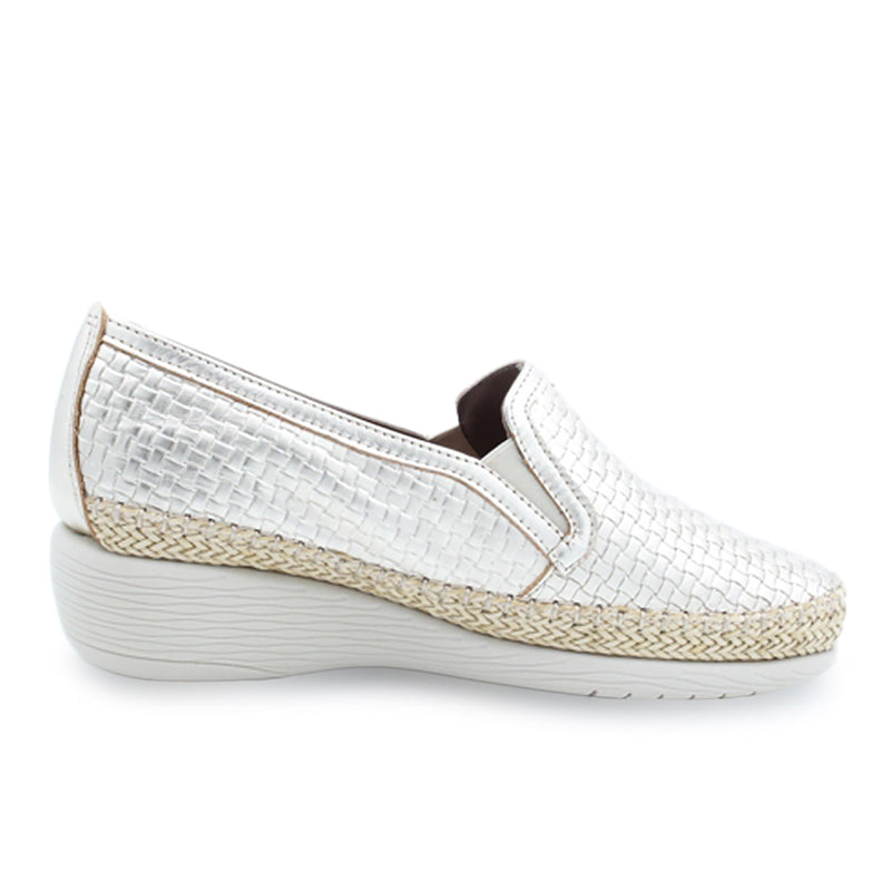 Women's Silver Dory Slip-Ons