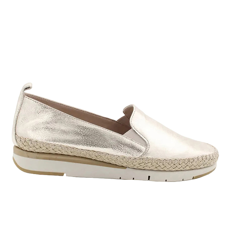Women's Gold Fusion Rope Slip-Ons