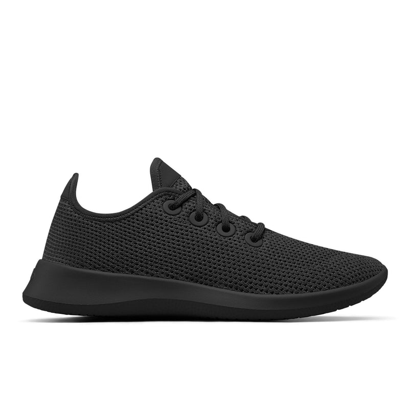Women's Tree Runners - Jet Black (Black Sole)