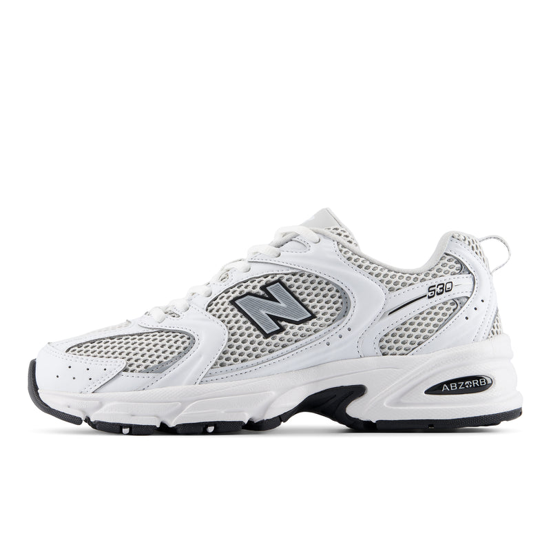 Unisex White 530 Sneakers